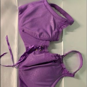 Fredricks of Hollywood purple bra